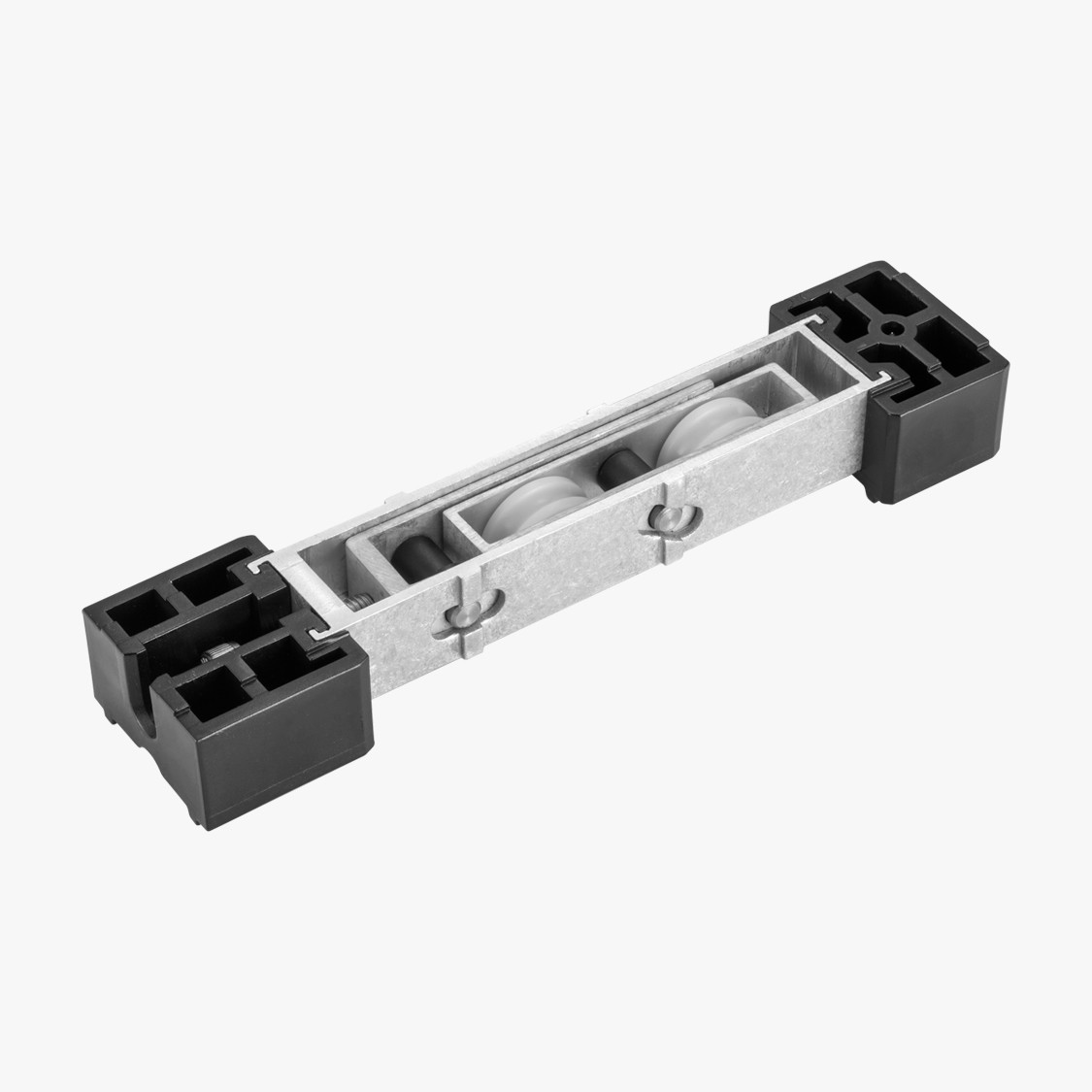 ROL143 - Roldana Strong Fit dupla - com regulagem com rolamento - 300kg p/ folha