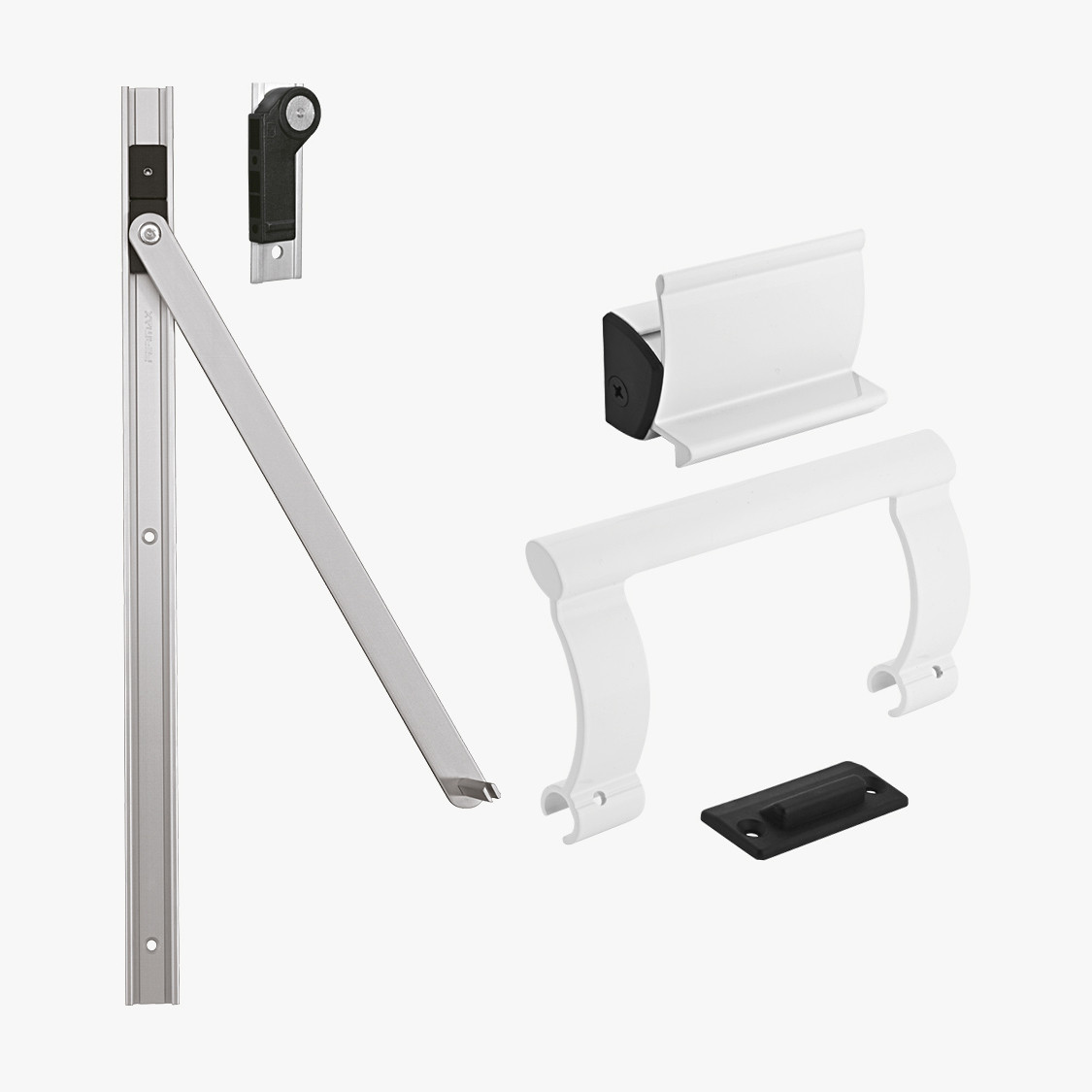 KIT18 - Braço e Fecho para Janela Integrada Projetante