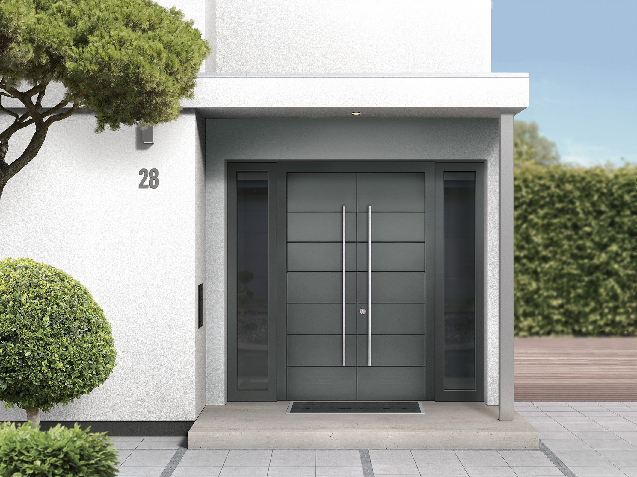 Know-how completo da Roto Door para sistemas de portas modernas